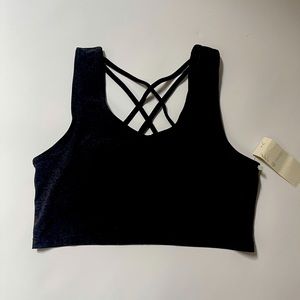 NWT Zella padded cross cross back sports bra
